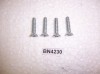 ROCKER MOLDING SCREWS 4 66-67 CHEVELLE SS